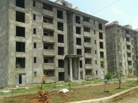 30,000 square compound Apartments 90% semi finished